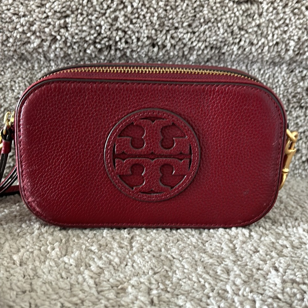 Tory Burch Miller Mini Leather Cross Body Bag - Picture 9 of 13